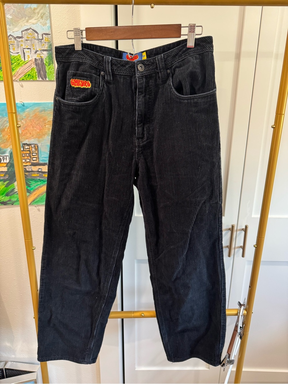 empyre corduroy pants black men’s size 30